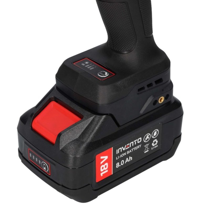 Akumulatorski udarni ključ 18 V 2400 Nm + 2x4,0 Ah baterije A67R 1"