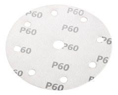 Discuri abrazive 150 mm, P60, 5 buc, cu 9 găuri pentru 04-721 08-991