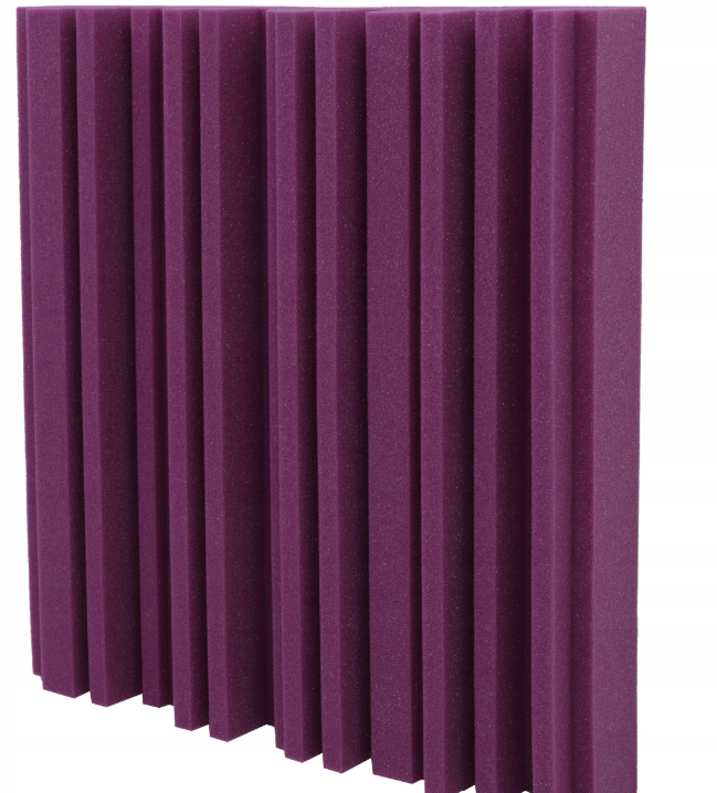 Akustický panel Equalizer 50x50cm, tloušťka 7cm, fialový