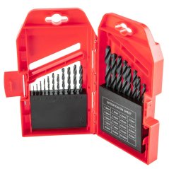 Burghiu pentru metale, HSS, set, 1,0 - 10,0 mm, 19 buc 60H719