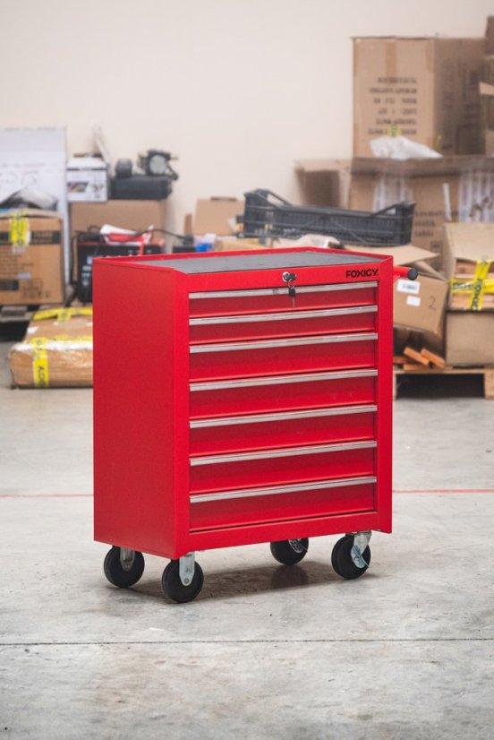 Radionička kolica Foxigy, 7 ladica, bez alata