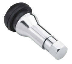 Supapă TR413 cromată tubeless 100 buc
