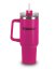 Termohrnček do auta so slamkou 1200 ml Fuchsia