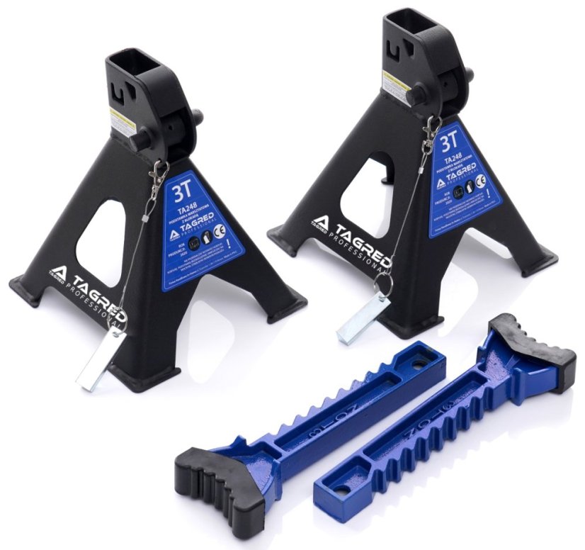 3-Tonnen-Rollgestelle für die Werkstatt, verstärkt, 2 Stück. TA248