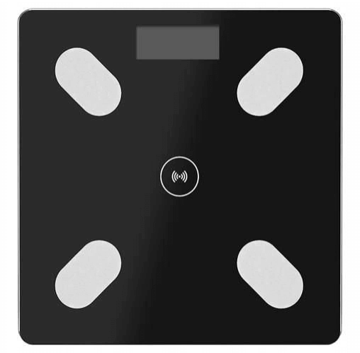 Analytische Personenwaage Bluetooth Black Shape