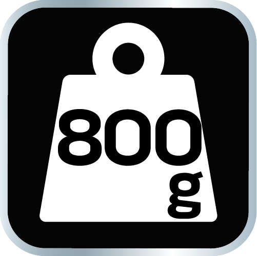 Aluminiumkeil 800 g, gedreht 27-211