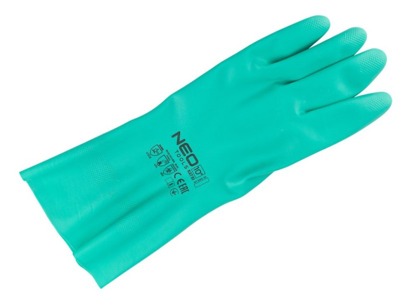 Vegyszerálló nitril kesztyű, 10-es méret 97-695-10