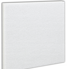Akustični panel iz poliestra 50 x 50 cm, debelina 5 cm, bela barva