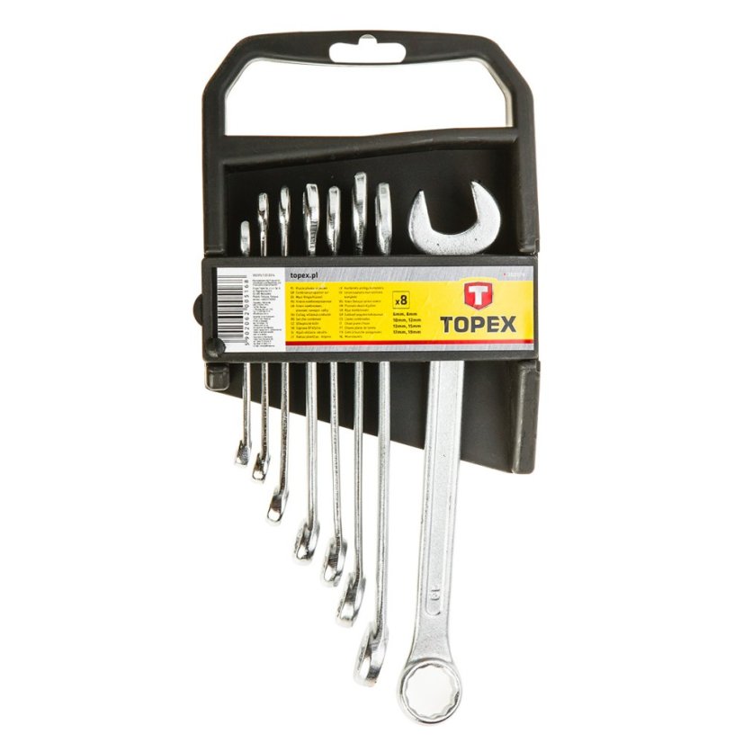 Set de chei combinate 8 buc, 6-19 mm 35D374