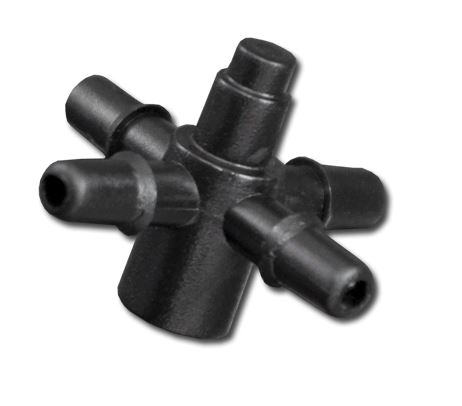 4-smjerni spoj za podloške i šipke za kapaljke 4 x 4 mm