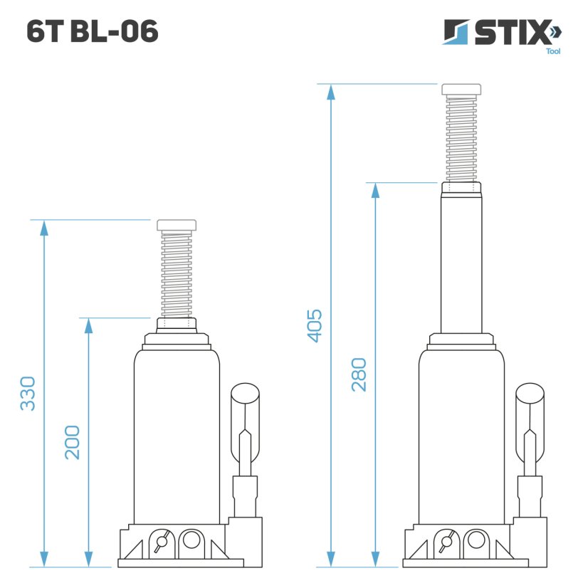 Hidraulični stupni dizalnik 6T BL-06