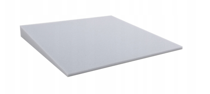 Akustična ploča 3D s kosim rubovima, 50x50 cm, debljina 5 cm, svijetlosiva