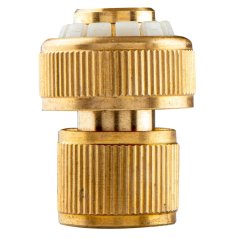 Stopcsatlakozó 3/4", sárgaréz 15-733