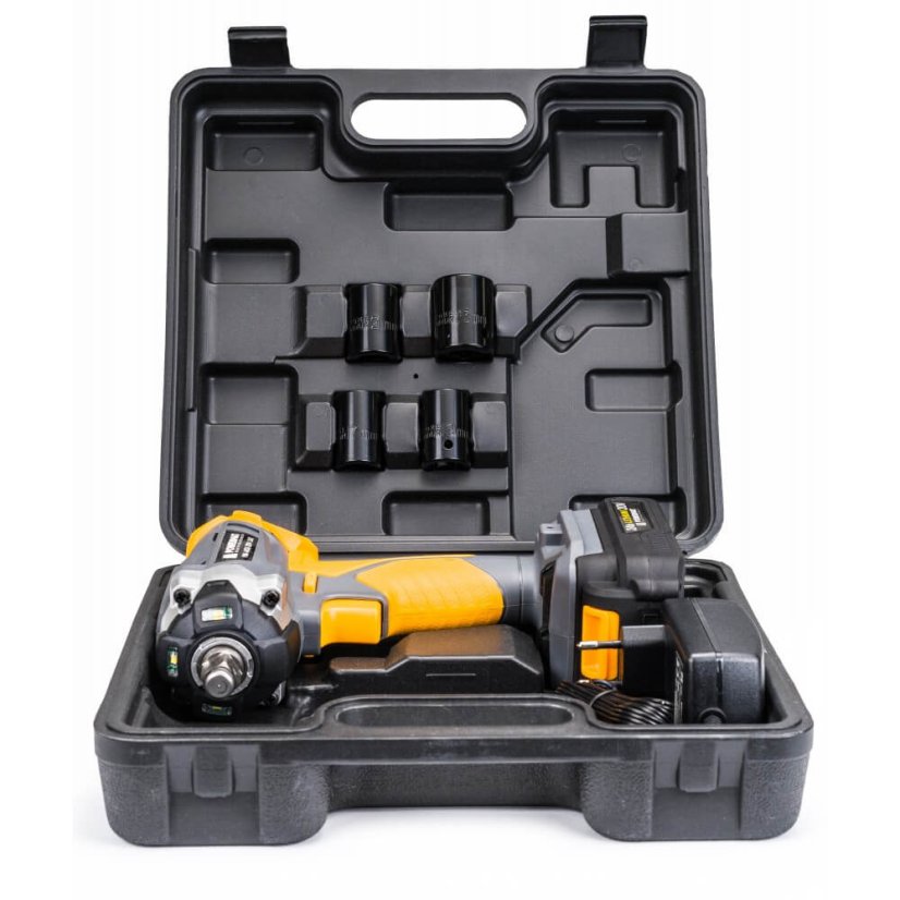 Pistol de impact cu acumulator PM-AKU-20V-2AT 2Ah 20V