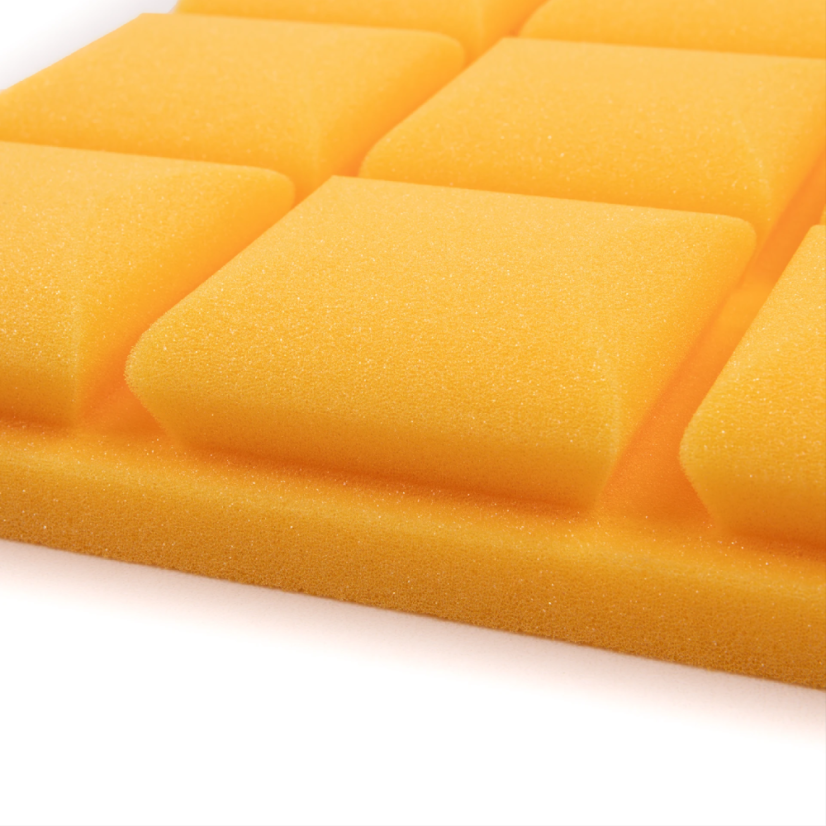 Akustikplatte - Würfel 50x50x5cm gelb