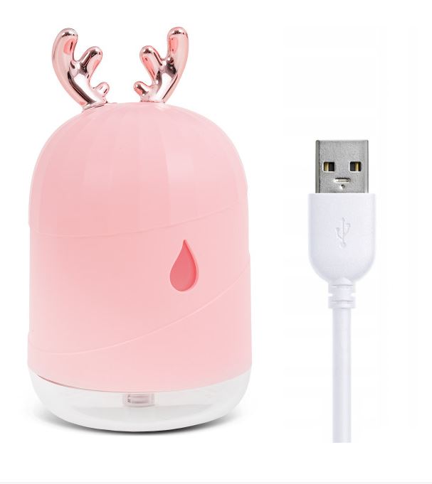 Aroma difuzor LED USB 200ml Deer White