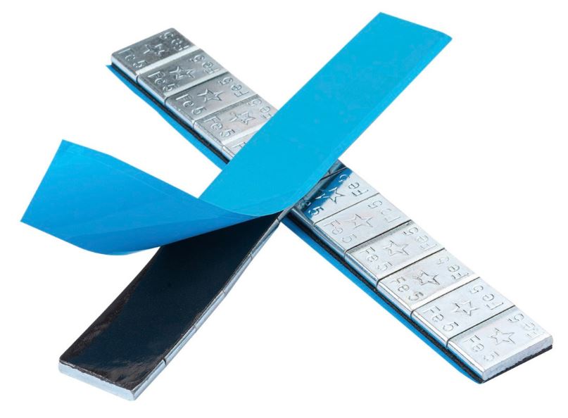 Ragasztható súlyok SILVER 60g csík (5g) 50db