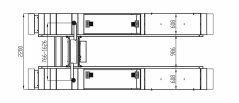 Nůžkový zvedák 5T 5000mm SL 550 LT