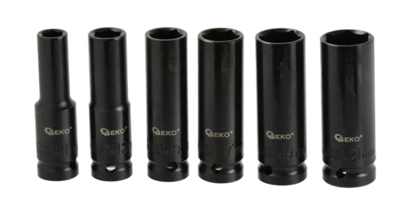 Ütvecsavarozó dugókulcs készlet 1/2" 10-21mm 6db G10500
