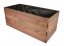 Ghiveci de lemn Maron 80x38x33cm