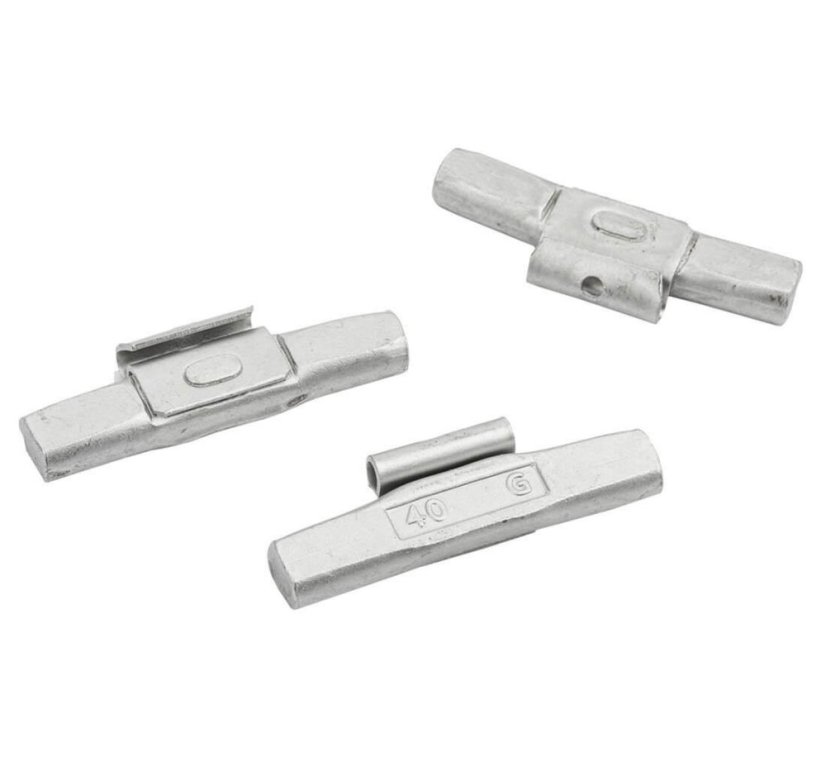 Centírozó acél súly pléh felnire - 40g/50db