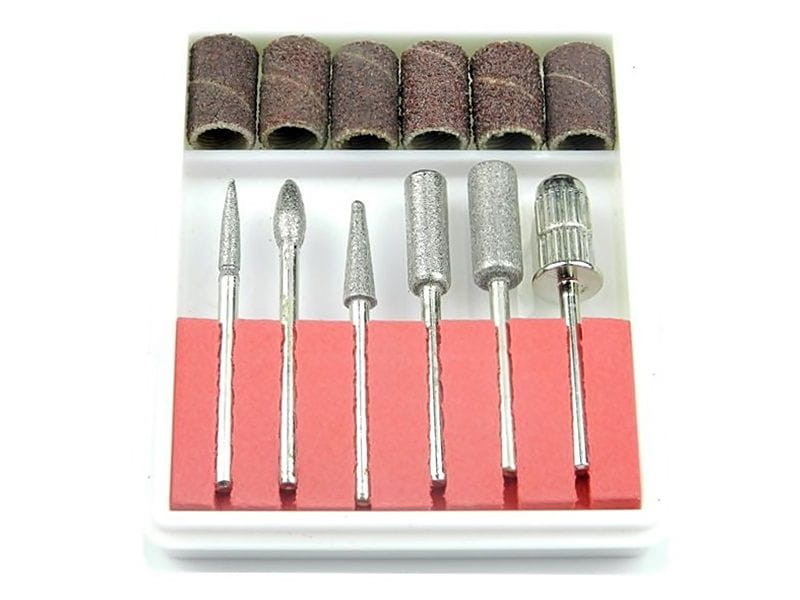 Bit- und Rollen-Set für Nagelfräser 10 Stk.