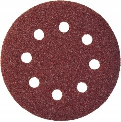 Velcro brusni disk s rupama za usisavanje prašine, brusni papir hr 36 125 mm 50 kom TA1010