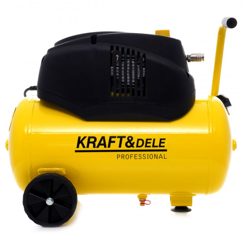 Olajmentes Légkompresszor 24L, 8 bar, 1.1 kW, 1.5 HP, 230V, Kompakt, Műhelybe/Autóipari célra, KD1416 Kraft&Dele