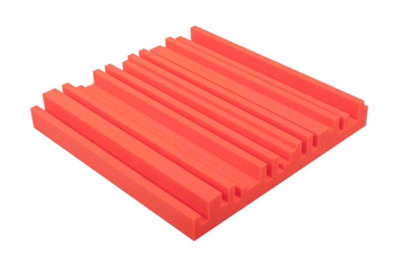 Akustický panel Equalizer 50x50cm, tloušťka 7cm, oranžový