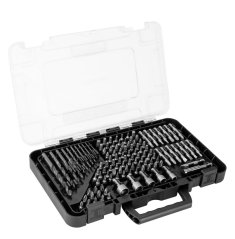 Set svrdla i bitova, nasadne glave, 120 el. 56H623
