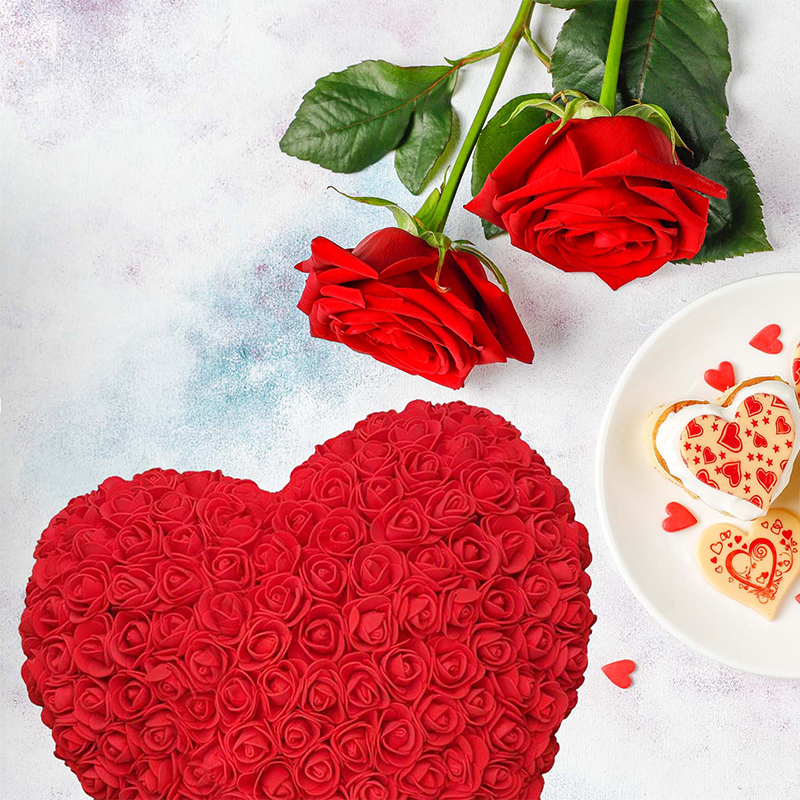 Herz aus Rosen 30cm