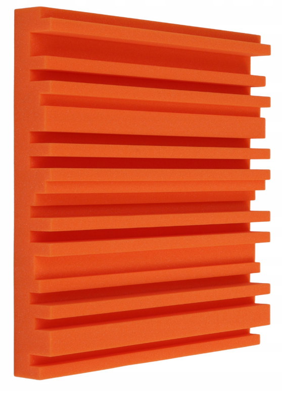 Akustický panel Equalizer 50x50cm, tloušťka 7cm, červený