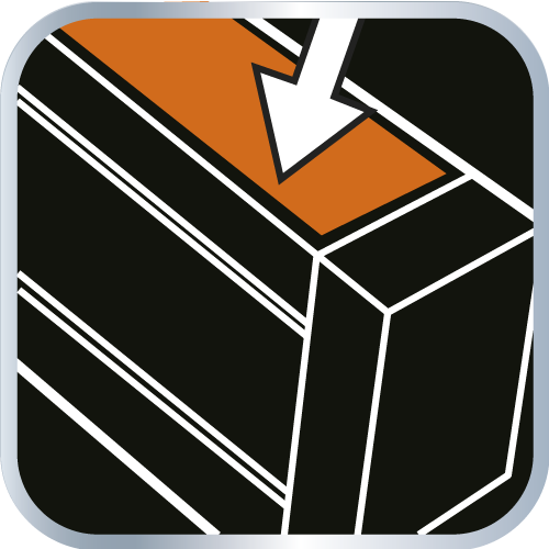 Aluminium-Wasserwaage, 2 Wasserwaagen, gefräste Bodenfläche, 150 cm 71-086