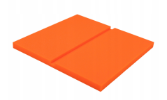 Akustický panel Obdélníky 50x50cm, tloušťka 3cm, oranžový