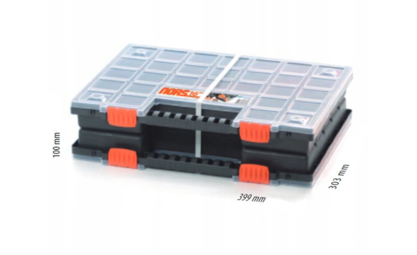 Organizator NOR DUO 399x303x100mm