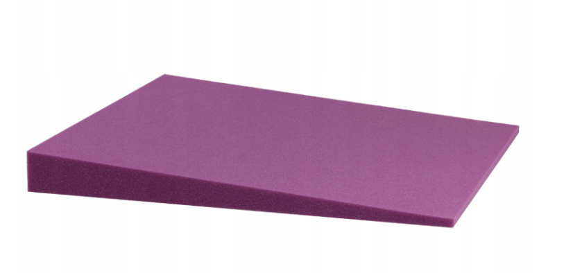 Akustična ploča 3D s kosim rubovima, 50x50 cm, debljina 5 cm, ljubičasta
