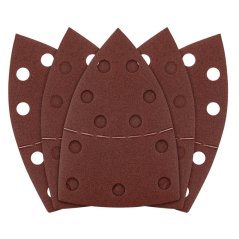 Brusni papir s čičkom, željezo 102 x 152 mm, P150, 5 kom, s 11 rupa 58T305