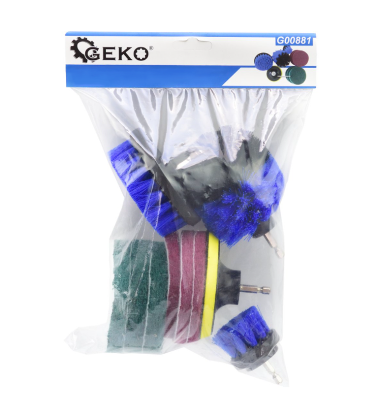 Tisztítókefe készlet fúrógéphez 10db G00881