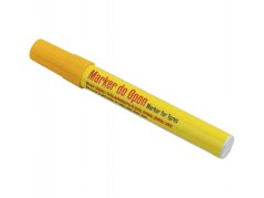 Označovač na pneumatiky - voděodolný, olejový marker žlutý, kulatý 2,5mm