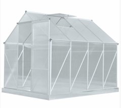 Polykarbonátový skleník 2,5x1,9x1,95m