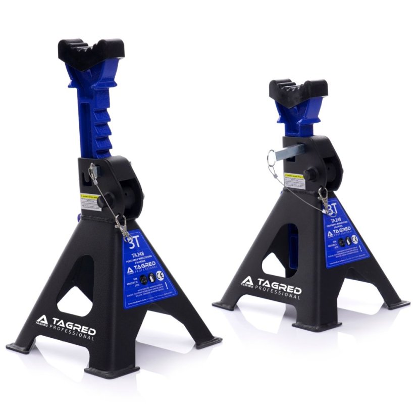 3-Tonnen-Rollgestelle für die Werkstatt, verstärkt, 2 Stück. TA248