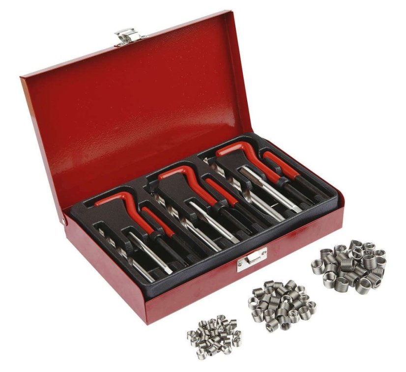 Gewindereparaturset M6, M8, M10 88 Stk.