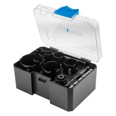 Ferăstraie de găurit din oțel cu vârfuri din carbură (19, 25, 32, 38, 51, 64 mm), set de 10 piese. 57H923