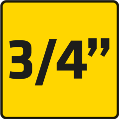 Gola szett 3/4", 20 db 38D296