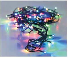 Svetelná reťaz 18m 240 LED s časovačom Viacfarebná