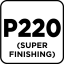Csiszolókorongok, perforált, tépőzáras lyukakkal 225 mm, P220, 5 db 58T277