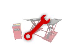 Montáž nožnicového zdviháka