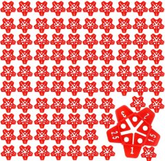 Система за полагане на плочки, 100 кръстове за полагане на плочки - звезди, многократна употреба TA4129