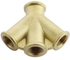 Trosmjerni pneumatski razdjelnik 3/8" unutarnji navoj