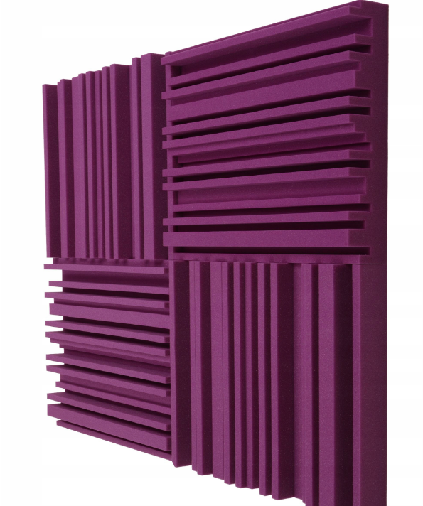 Akustický panel Equalizer 50x50cm, tloušťka 7cm, fialový